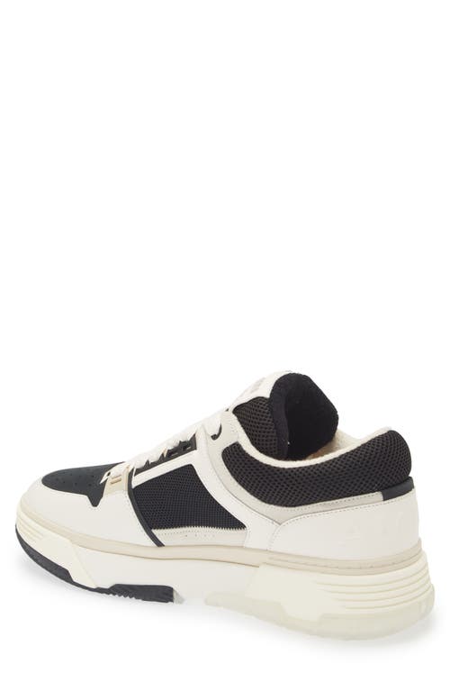 Amiri Two-tone Ma-1 Sneakers In Black And White In Black Alabasterdnu