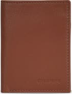 CHAMPS Onyx Leather RFID Vertical Slim Wallet