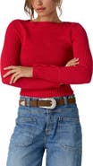 Free People Mila Ribbed Pullover Sweater