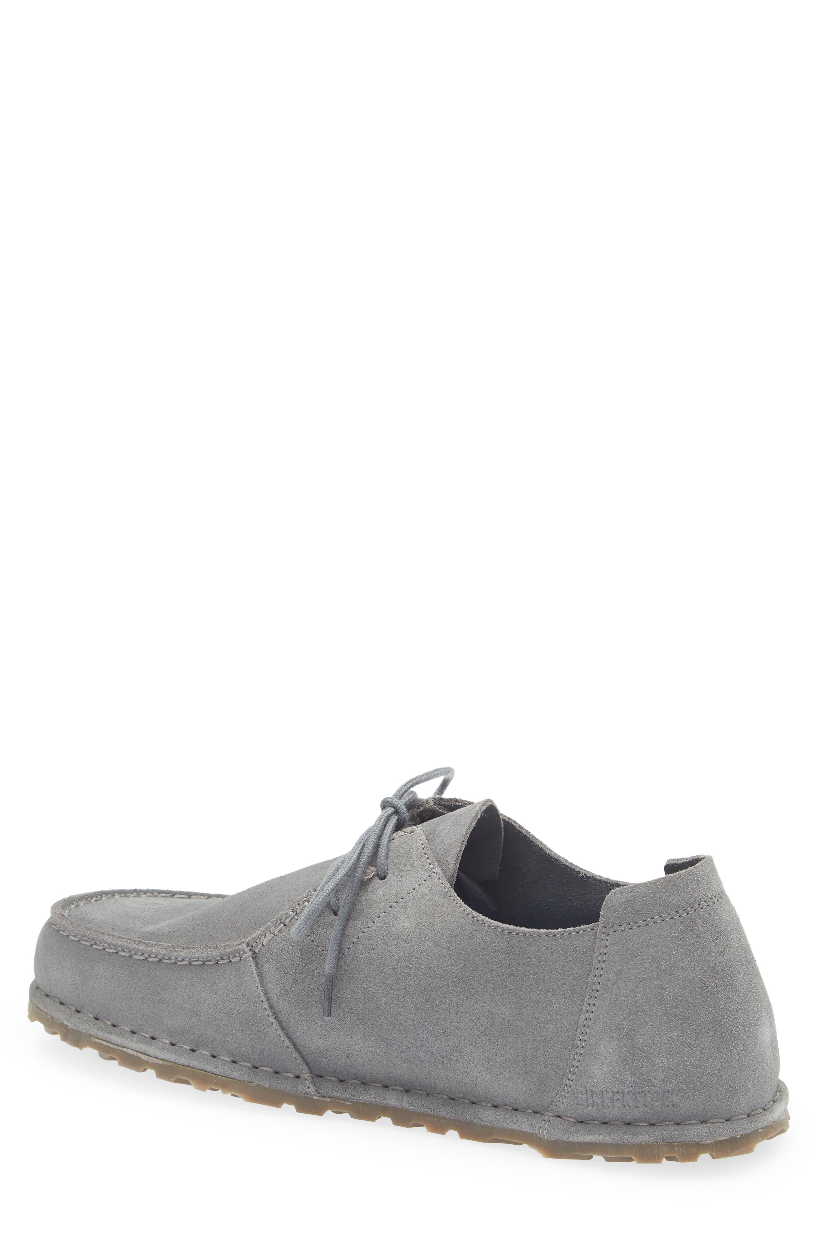Birkenstock Utti Moc Toe Loafer, Alternate, color, Grey Grey