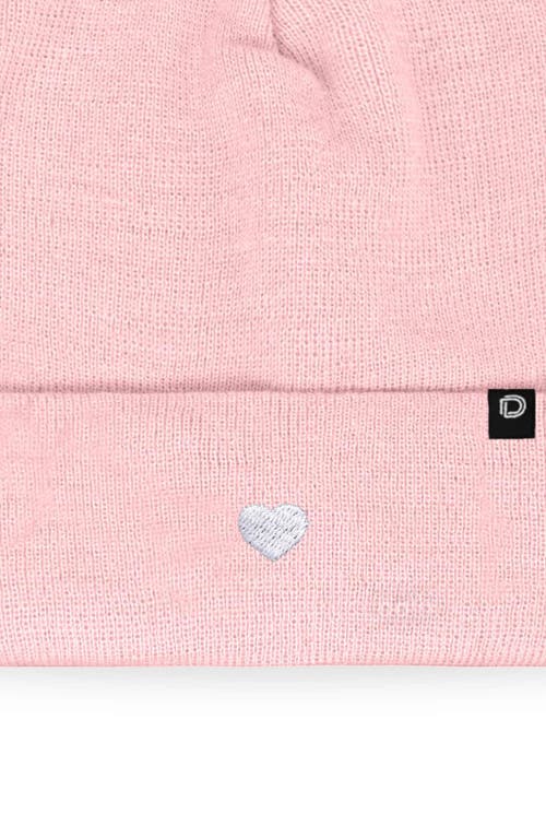 Dalix Lil Heart Beanie Cap In Pink