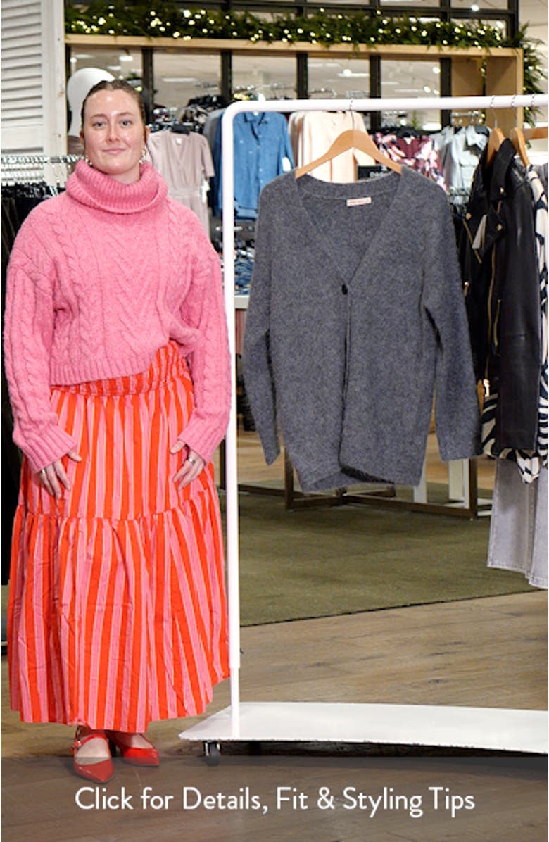 Suri Oversize Alpaca Blend Cardigan, sales video thumbnail