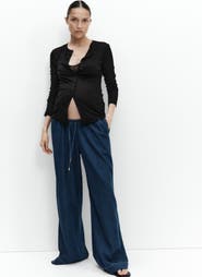 H&M Mama Wide Paper Bag Trousers