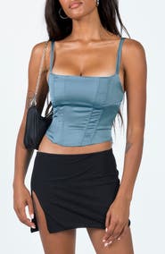 Princess Polly Zora Satin Corset Camisole