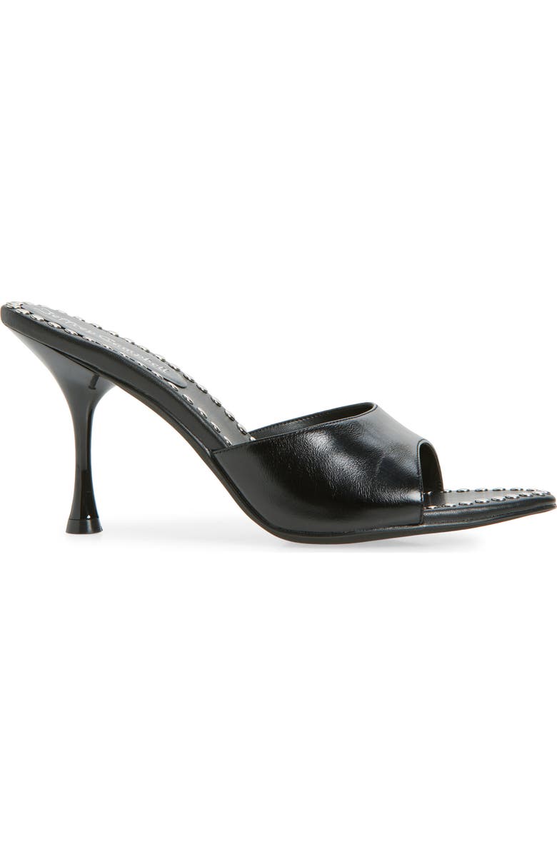 Jeffrey Campbell Agent Studded Sandal, Alternate, color, Black Silver