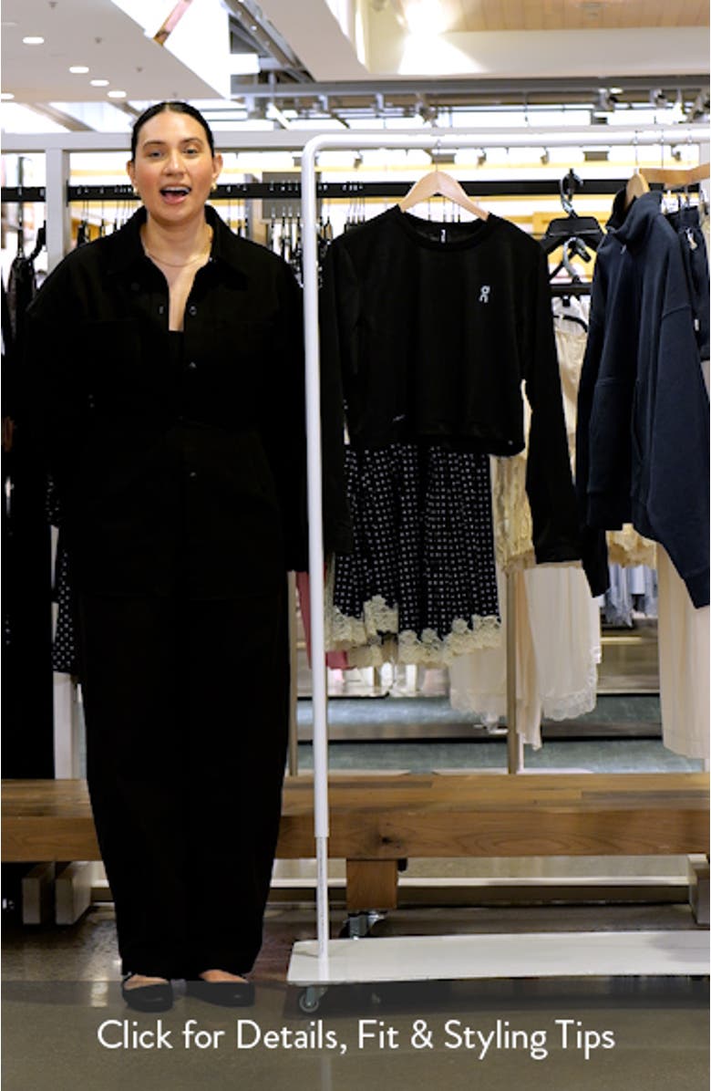 Long Sleeve Crop Training Top, sales video thumbnail