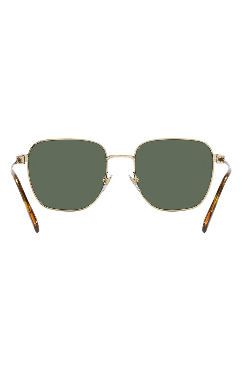 Burberry Drew 55mm Square Sunglasses, Alternate, color, Green