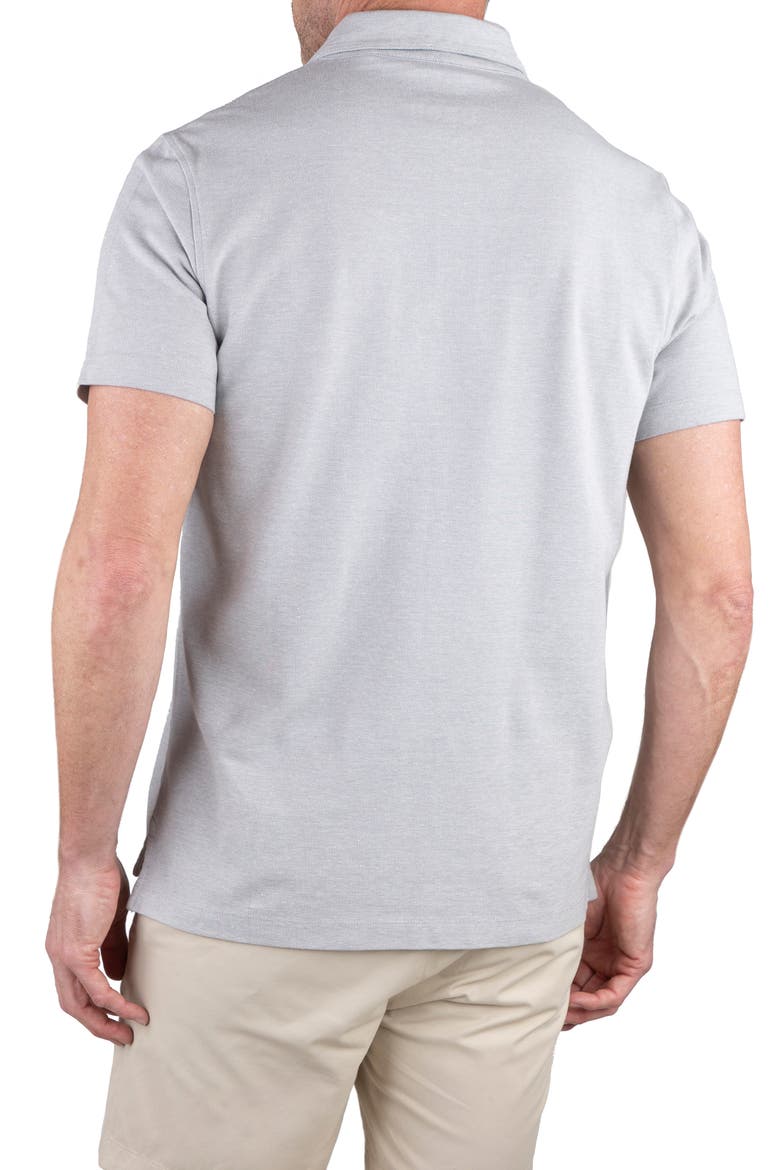 Performance Birdseye Piqué Polo Shirt, Alternate, color, SKYROCKET BIRDSEYE PIQUE