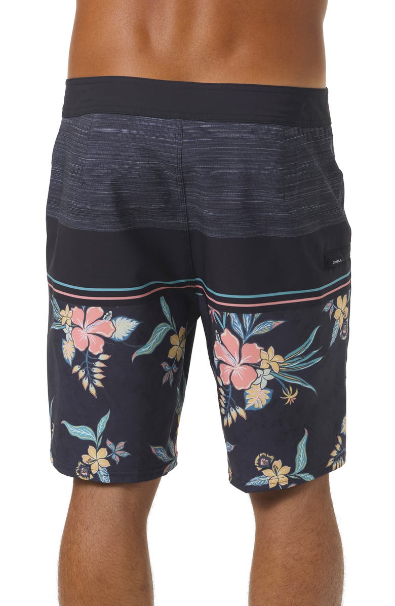 O'Neill Hyperfreak Heat Block Swim Trunks, Alternate, color, Black 2