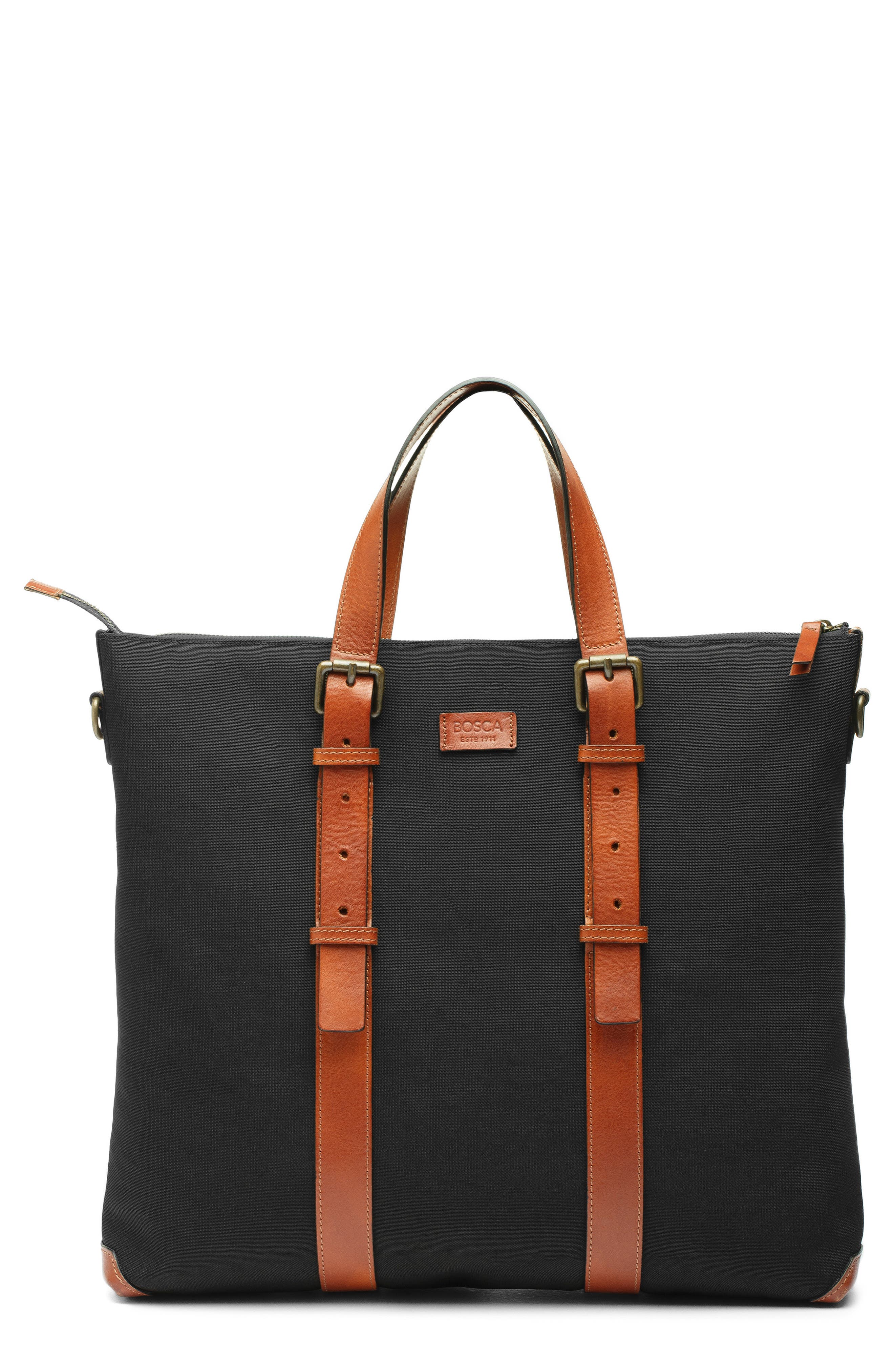 Bosca Brenta Nylon Tote, Main, color, 