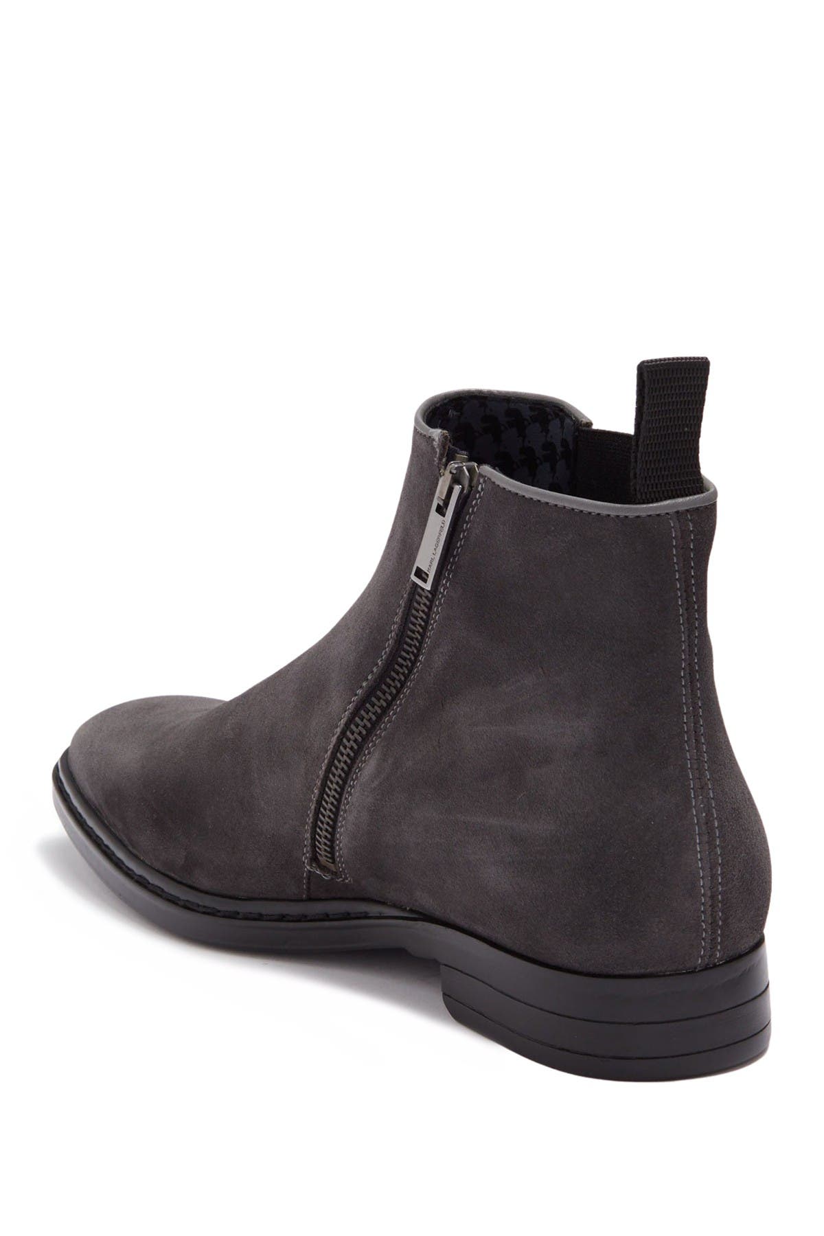 KARL LAGERFELD PARIS Side Zip Chelsea Boot, Alternate, color, 