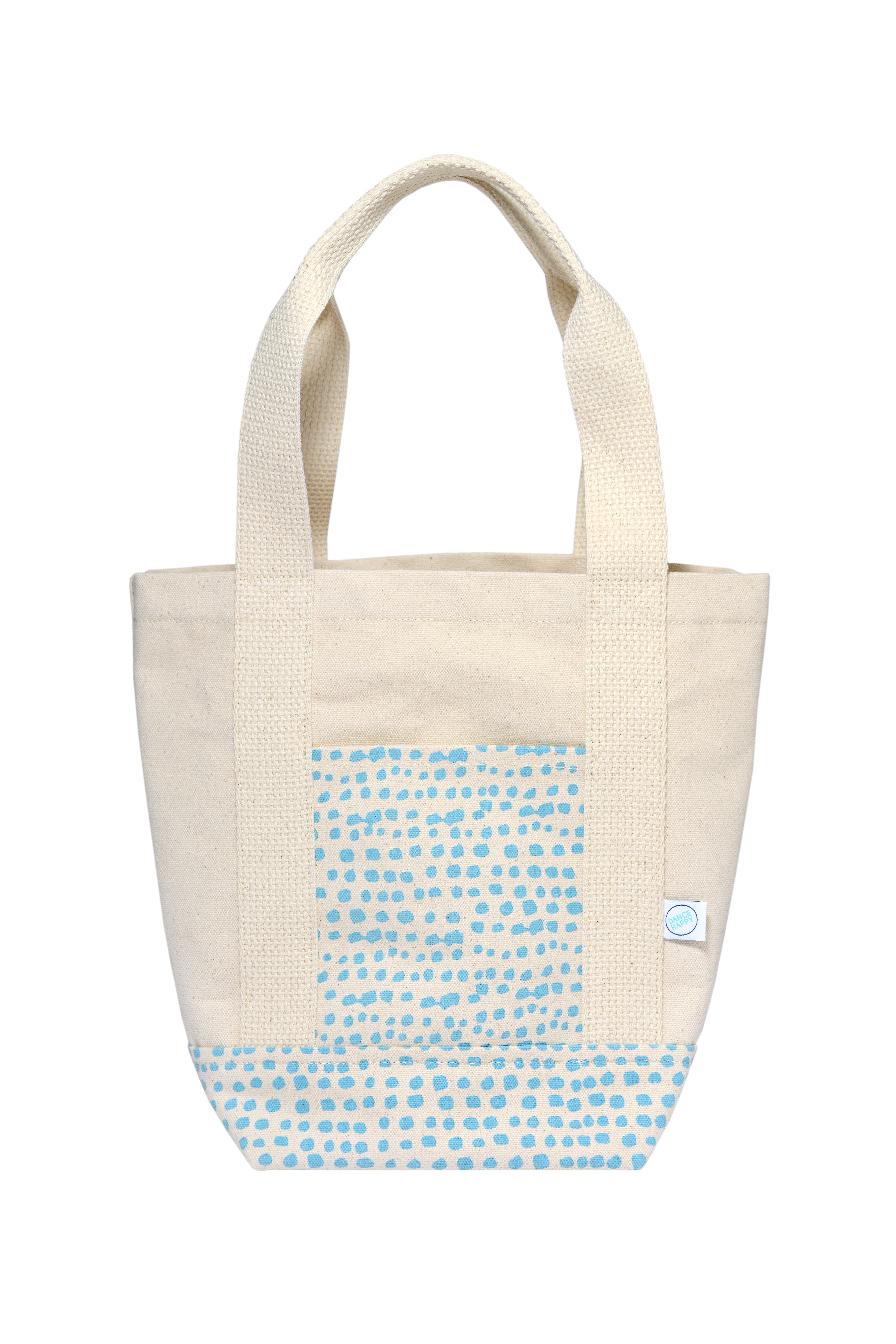 Dance Happy Incana Mini Tote Bag, Main, color, Light Blue