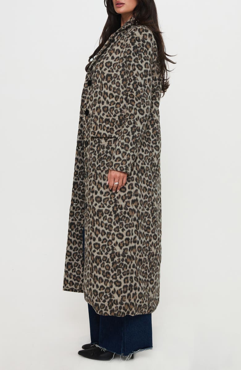 Princess Polly Cosmo Leopard Sport Coat, Alternate, color,