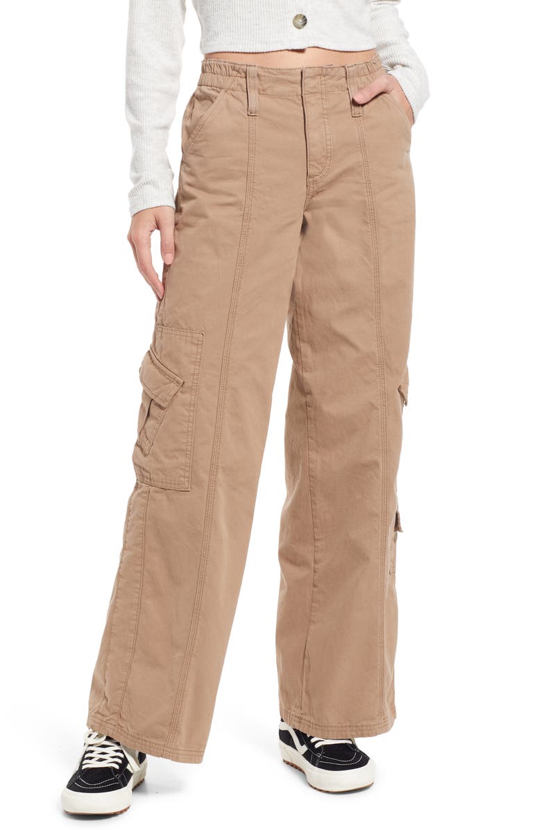 BDG Urban Outfitters Low Rise Cotton Cargo Pants, Main, color, 