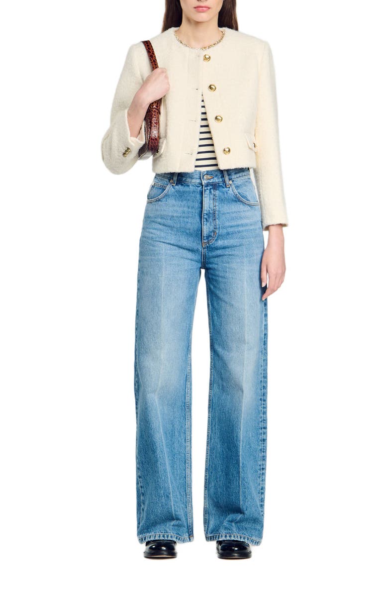 SANDRO Faded jeans, Alternate, color,