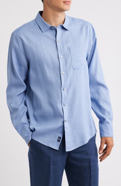 Linen Button-Up Shirt