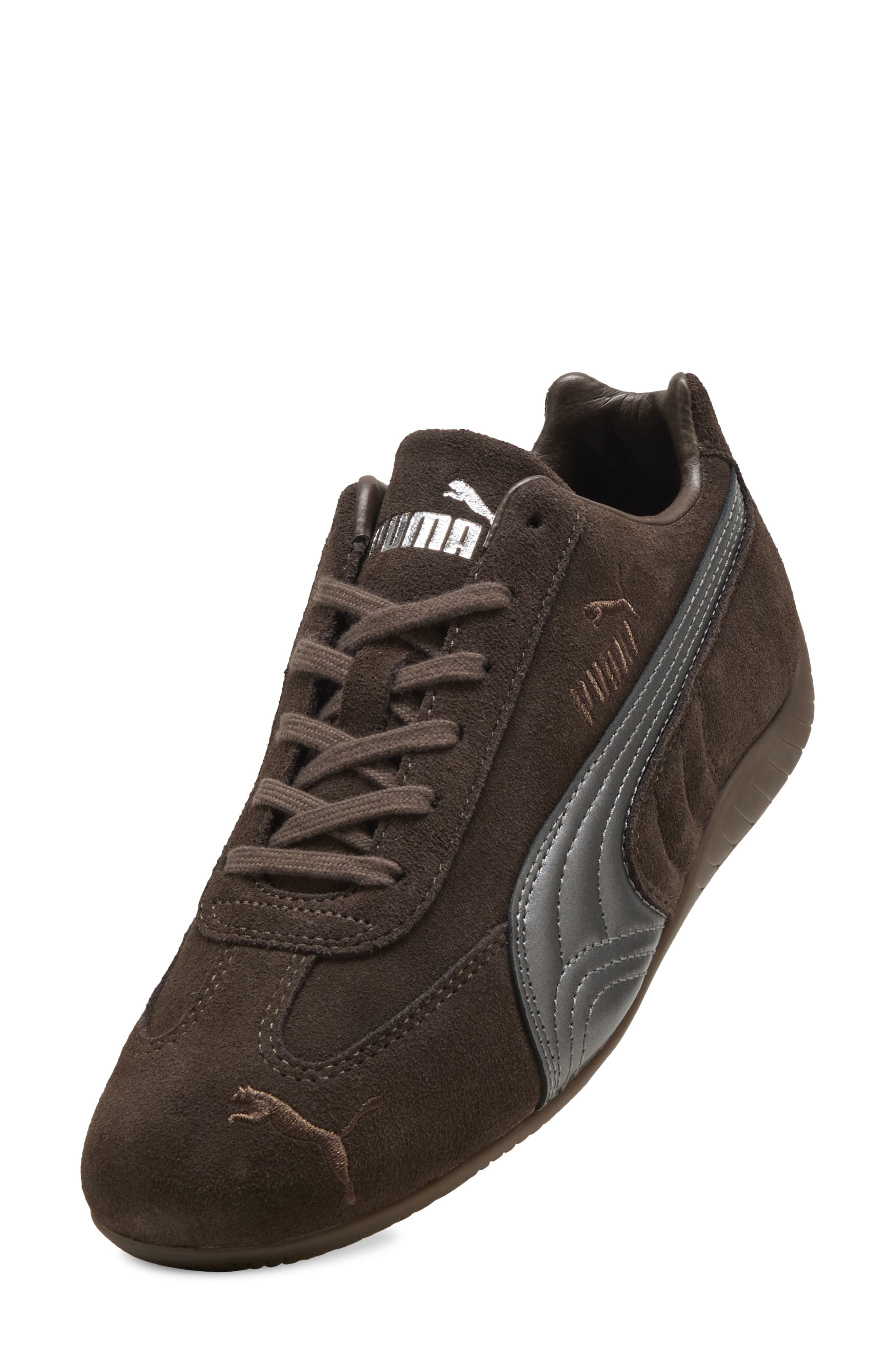 PUMA Speedcat Lux Sneaker, Alternate, color, Chocolate/ Gum