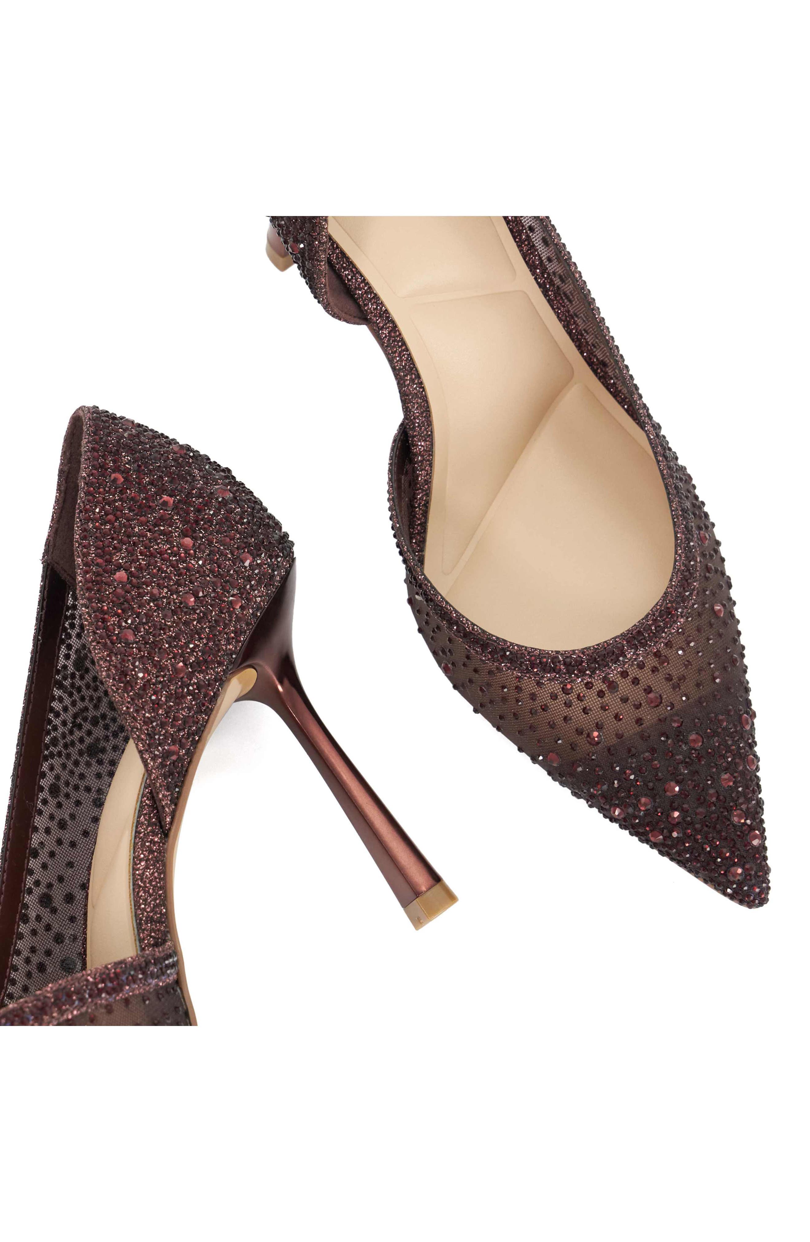 Cristelle Pointed Toe Pump, Alternate, color, BURGUNDY