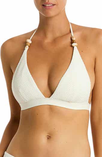 Sea Level Caracus Triangle Halter Bikini Top