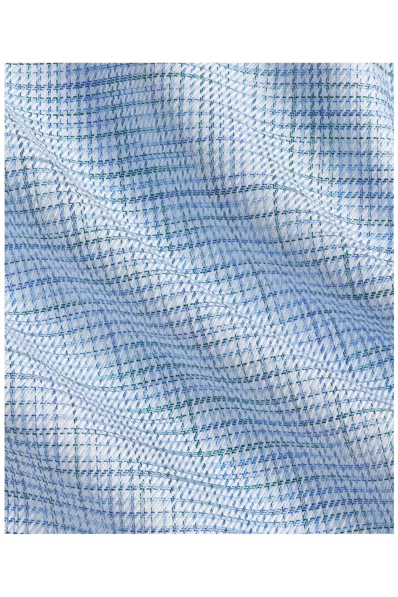Regular Fit Check Dress Shirt, Alternate, color, BLUE/ GREEN
