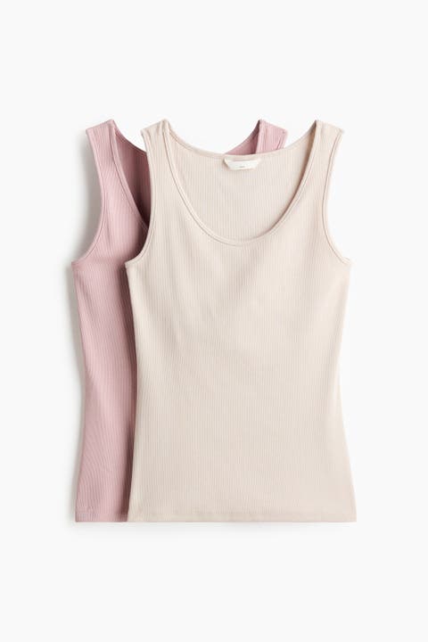 Mama 2-pack Nursing Vest Tops