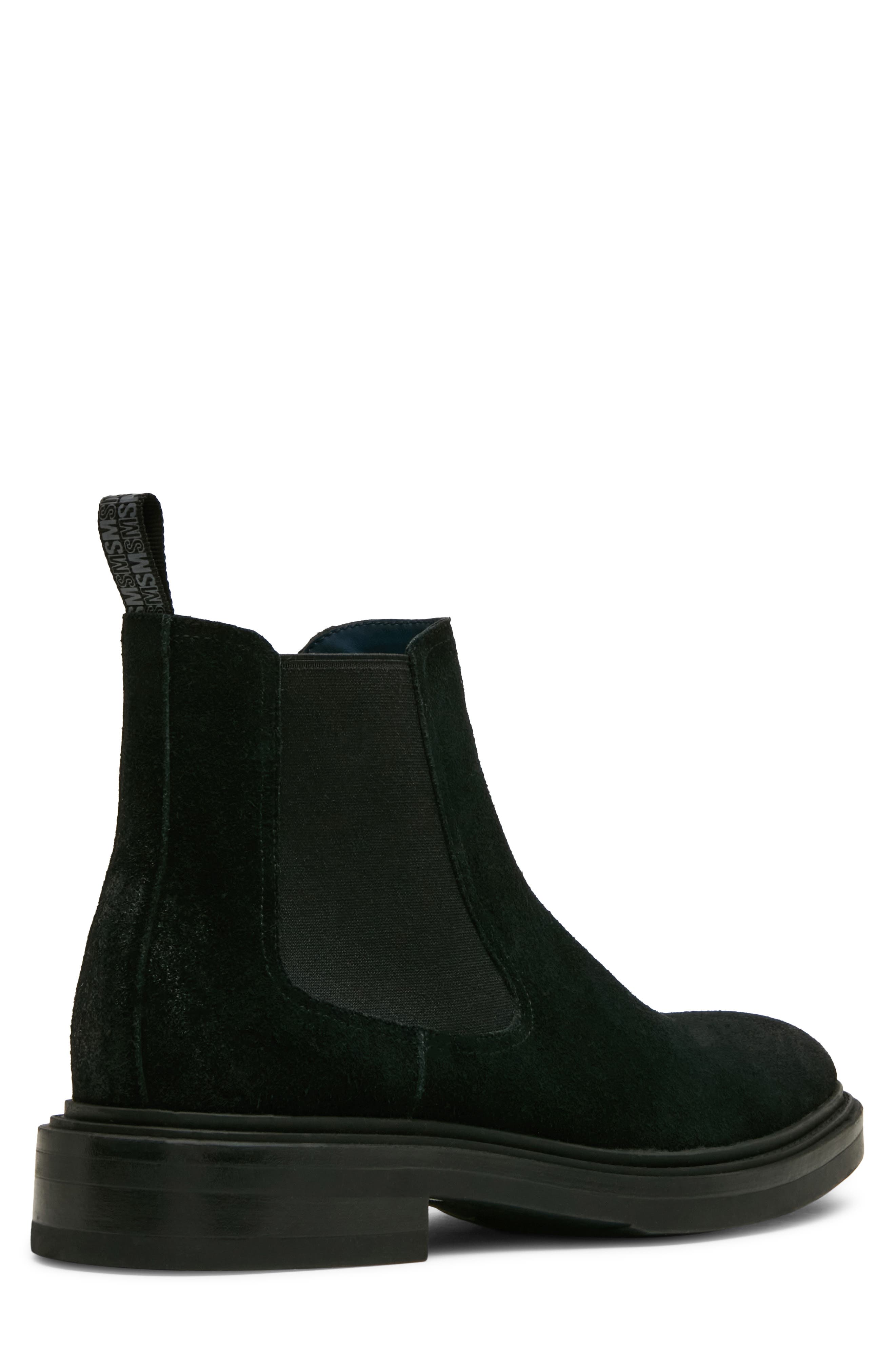 Hatton Chelsea Boot, Alternate, color, BLACK SUEDE