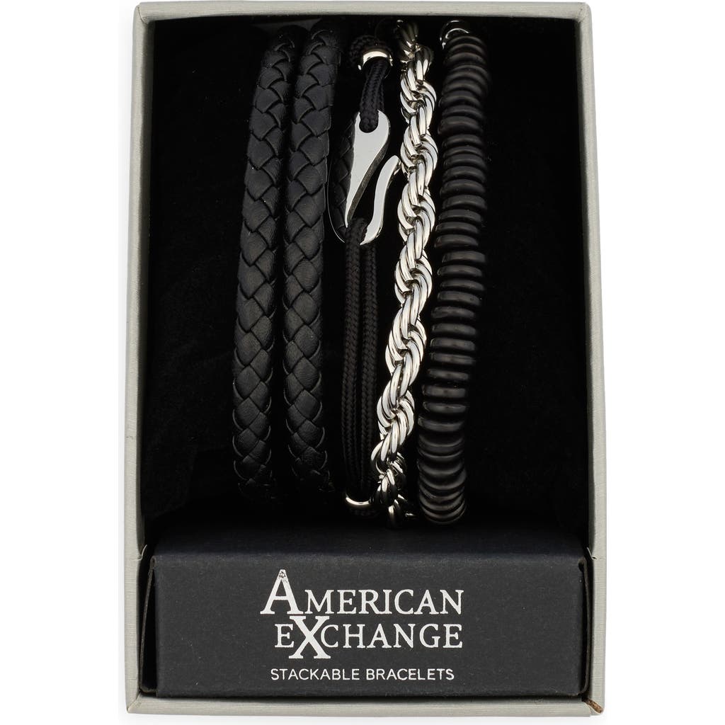 American Exchange Set Of 3 Assorted Bracelets