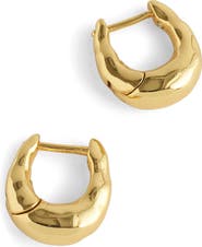 Madewell Hammered Hoop Earrings