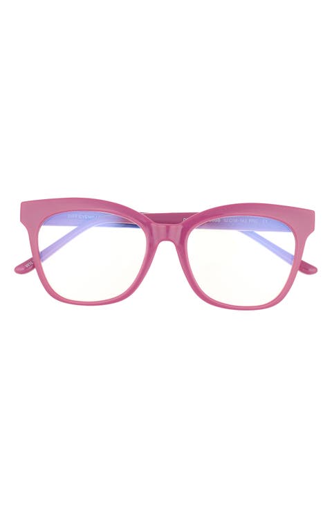 Willa 52mm Cat Eye Blue Light Blocking Glasses