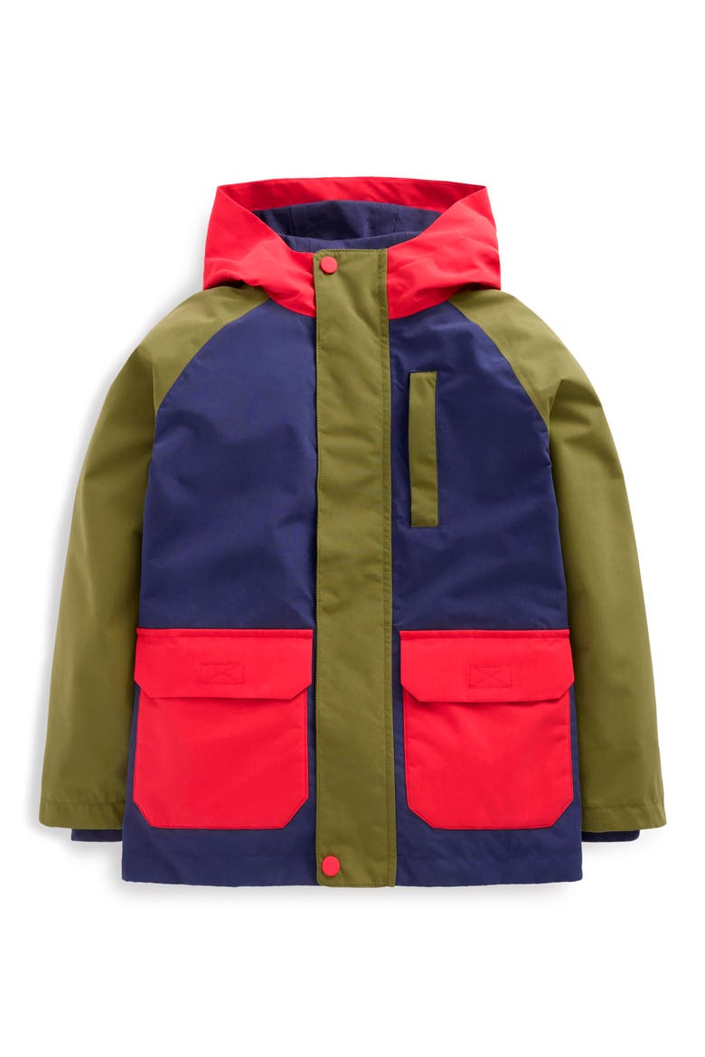 Kids' Waterproof Colourblock Fisherman's Jacket, Main, color, COLOURBLOCK