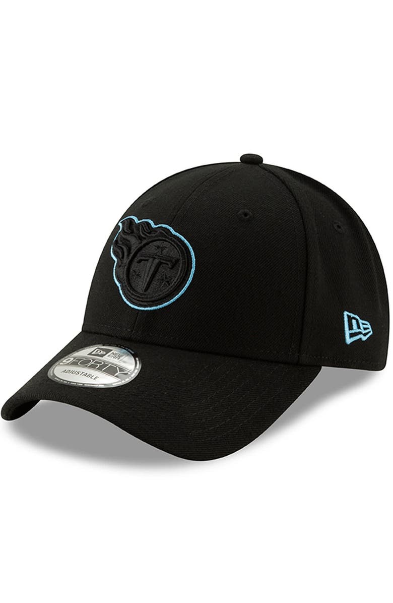 New Era Men's New Era Black Tennessee Titans Momentum 9FORTY Adjustable Snapback Hat, Main, color,