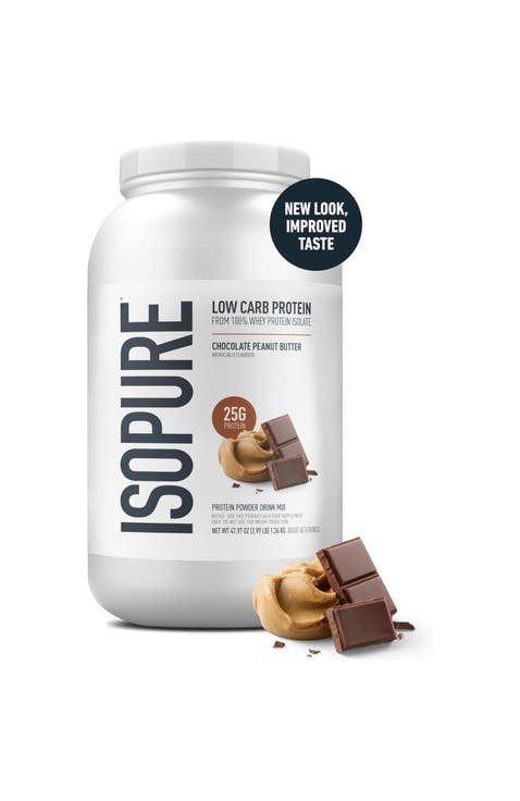 Low Carb Pure Whey Isolate Protein Powder Chocolate Peanut Butter