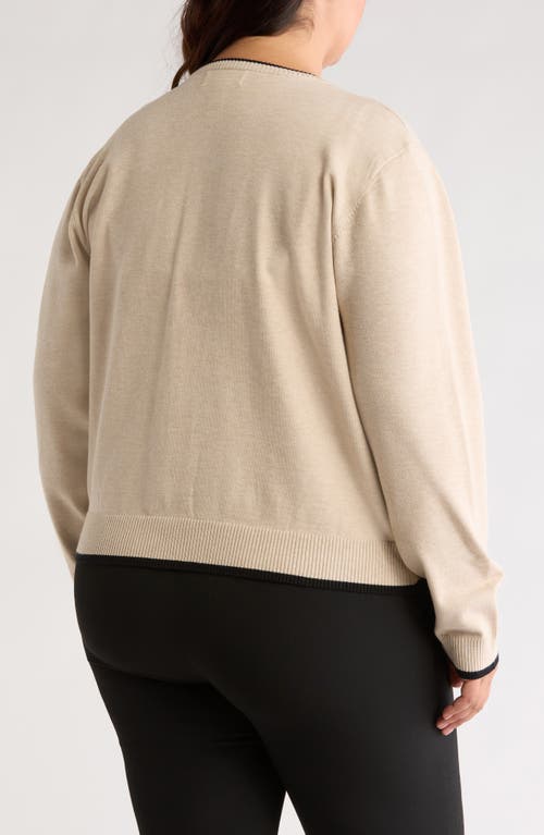 By Design Keira Button Cardigan In Neutral