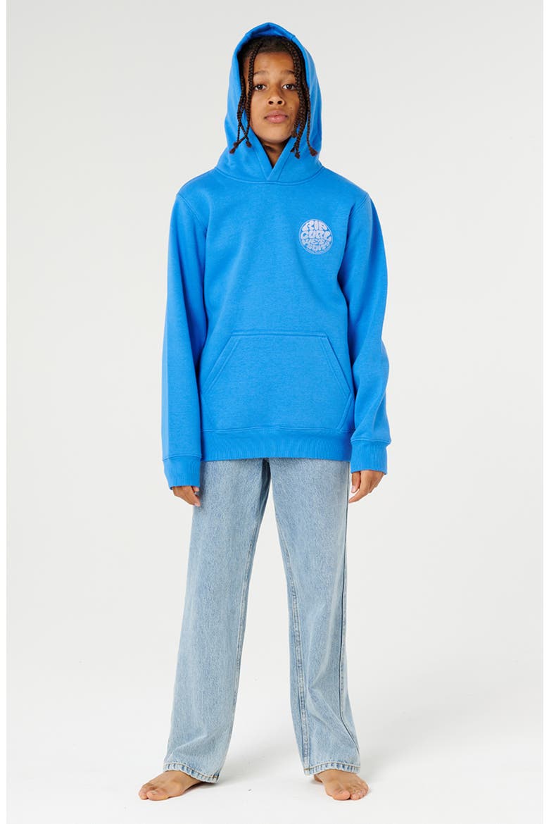 Kids' Wetsuit Icon Fleece Hoodie, Alternate, color, ROYAL BLUE