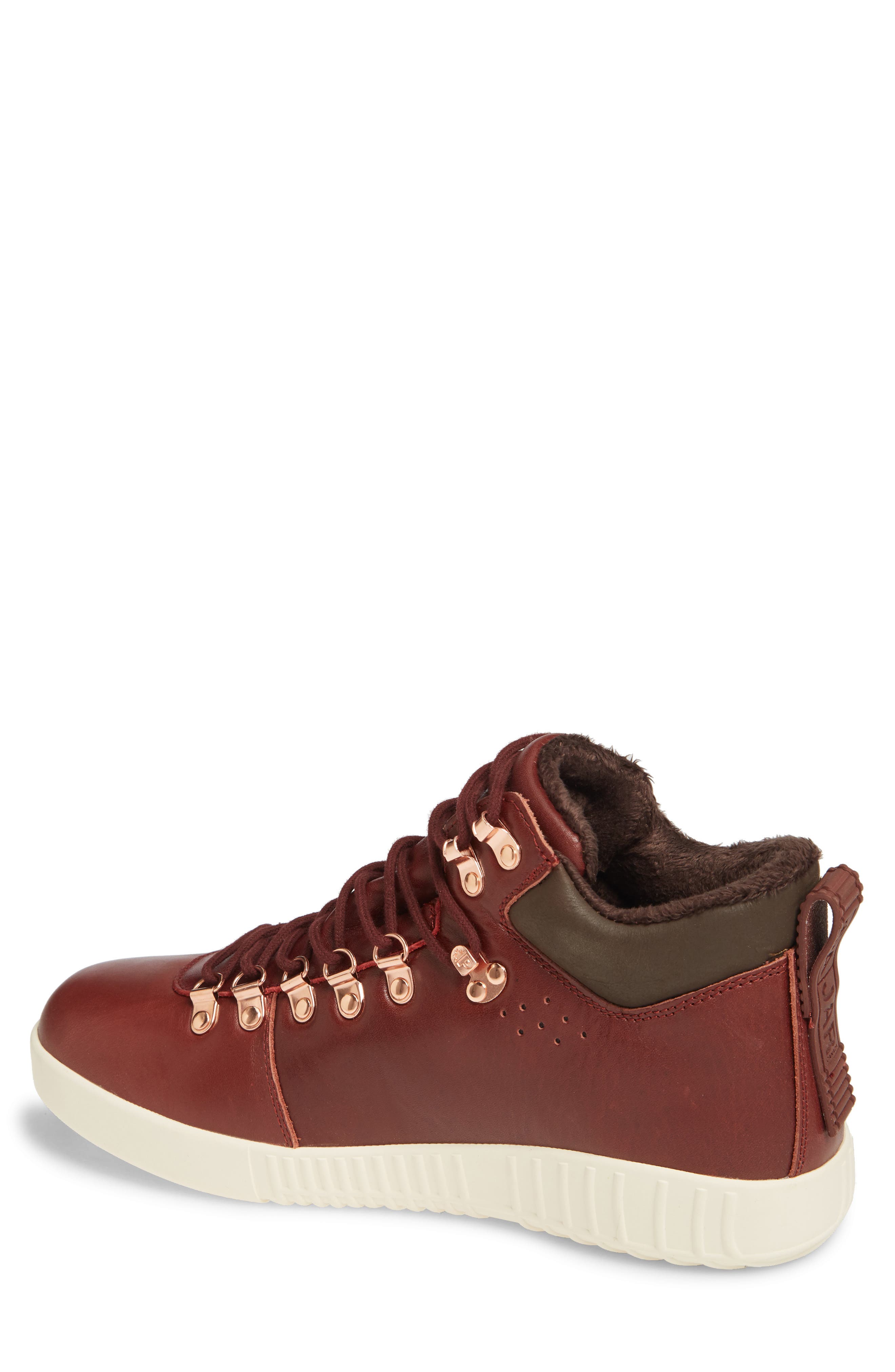Pacer Low Waterproof Boot, Alternate, color, OXBLOOD/ DK BROWN