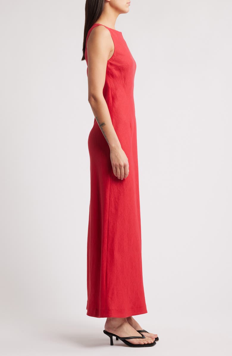 Faithfull the Brand Lydie Linen Maxi Dress, Alternate, color,