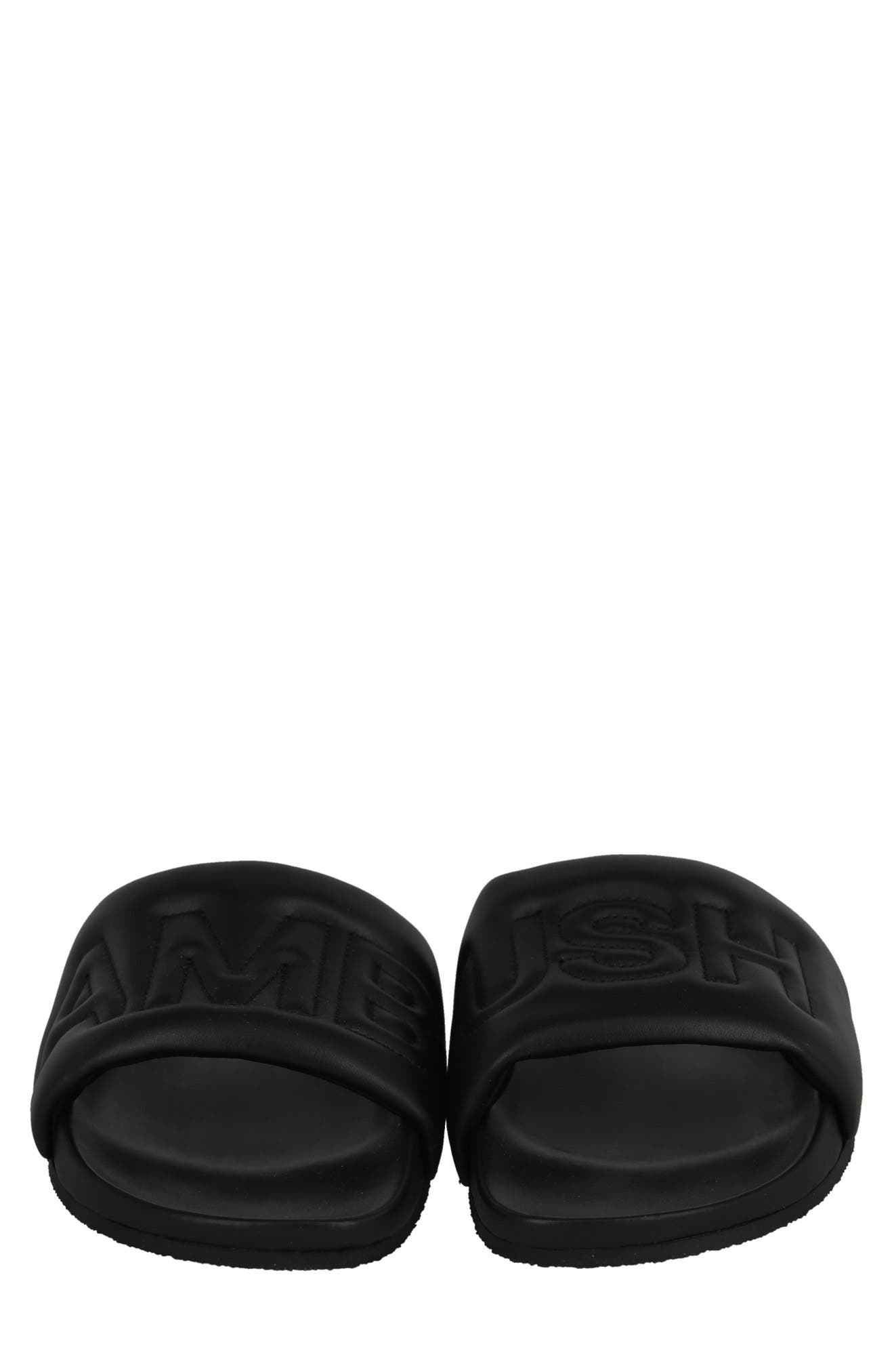 Ambush Quilted Leather Slide Sandal, Alternate, color, 