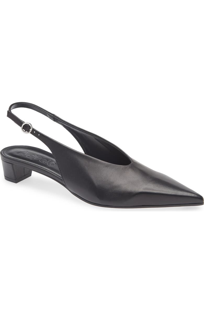 aeyde Oti Slingback Pointed Toe Pump, Main, color,