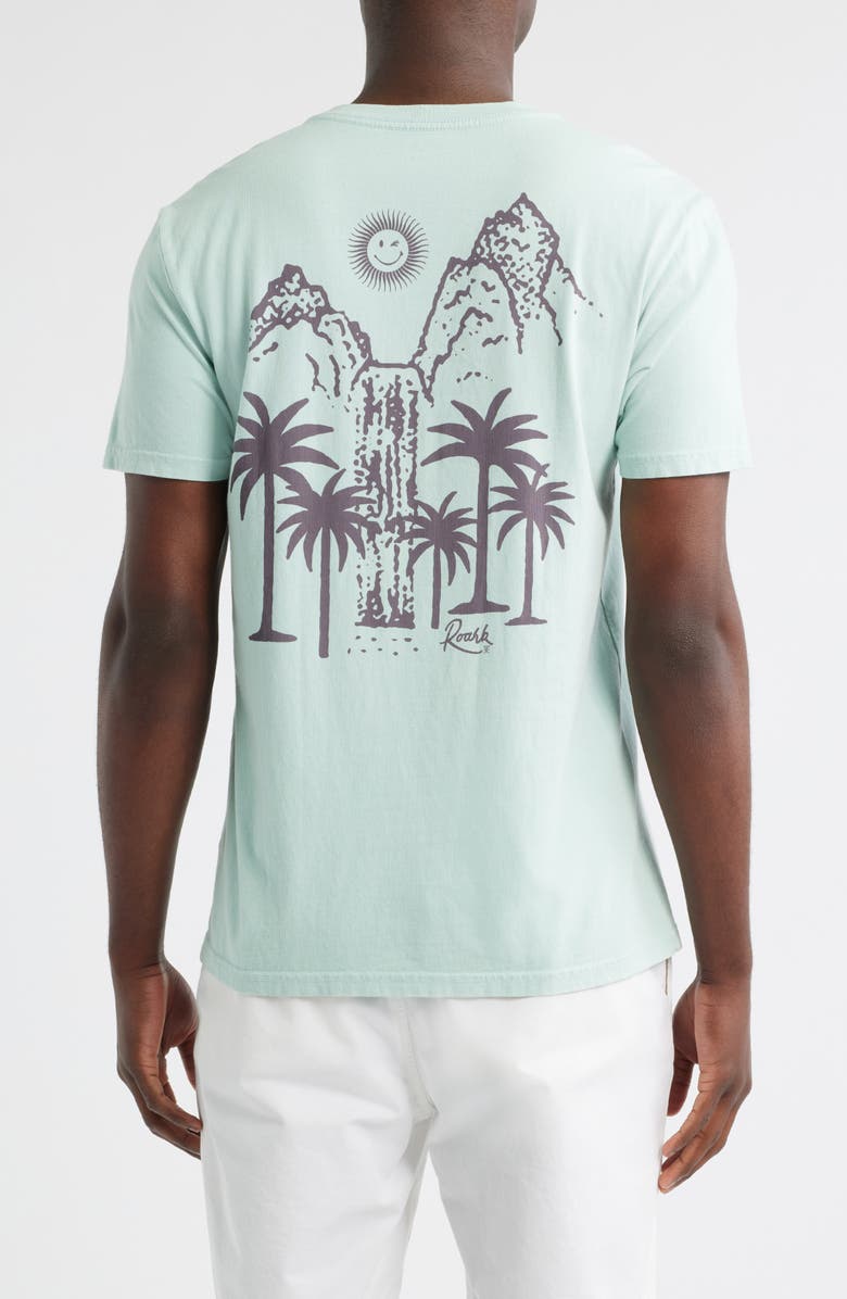 Roark Palm Gorge Graphic T-Shirt, Alternate, color, Harbor