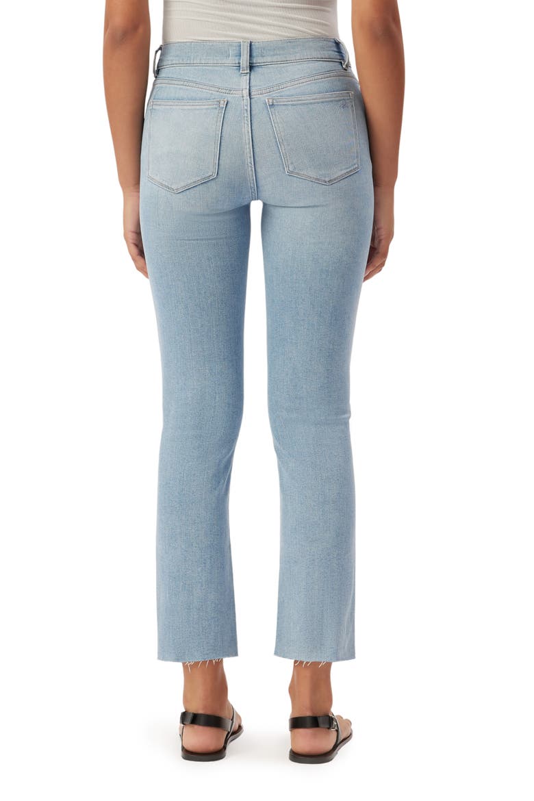 Mara Instasculpt Mid Rise Ankle Straight Leg Jeans, Alternate, color, BLUE BAY