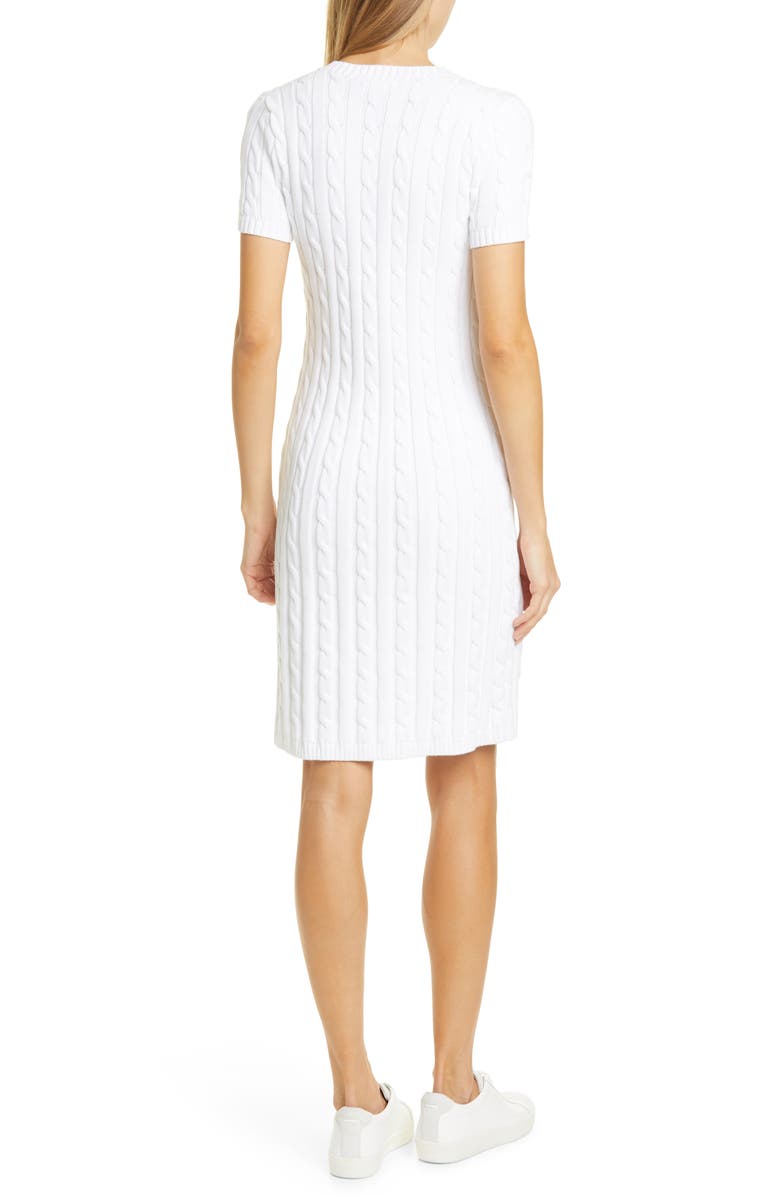 Polo Ralph Lauren Cable Knit Sweater Dress, Alternate, color, 