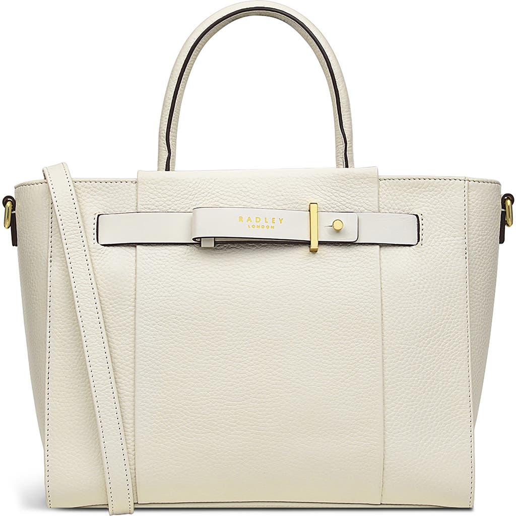 Radley London Islington Way Medium Leather Tote Bag In Chalk