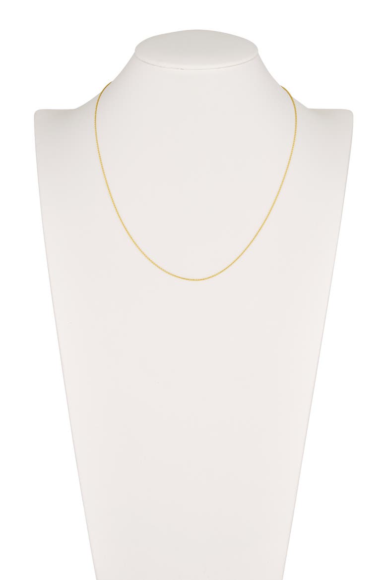 14K Gold Cable Chain Necklace, Alternate, color, YELLOW GOLD
