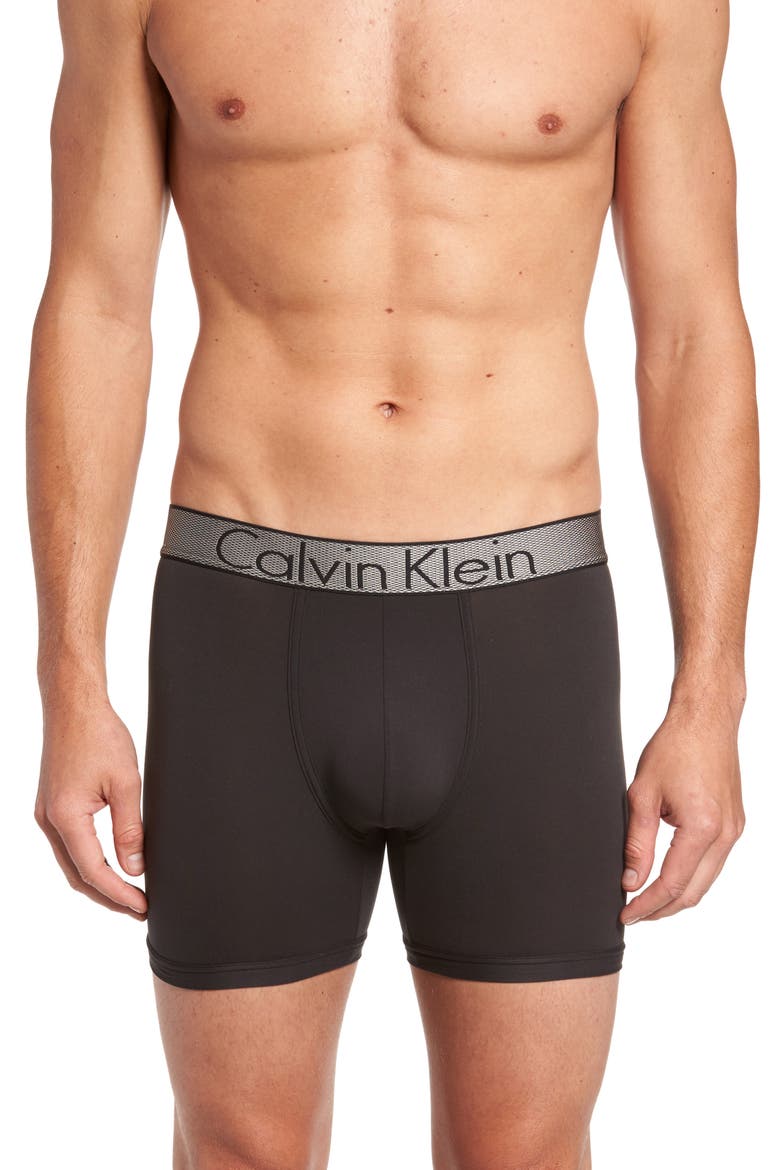 Customized Stretch Boxer Briefs, Main, color, BLACK
