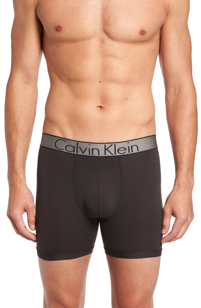Calvin Klein Customized Stretch Boxer Briefs, Main, color,