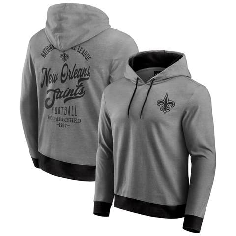 Men's Darius Rucker Collection by Fanatics Black New Orleans Saints Tonal Knit Pullover Hoodie