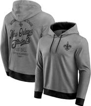 Darius Rucker Collection by Fanatics Men's Darius Rucker Collection by Fanatics Black New Orleans Saints Tonal Knit Pullover Hoodie