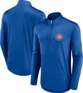 FANATICS Men's Fanatics Branded Royal Chicago Cubs Quarterback Quarter-Zip Top