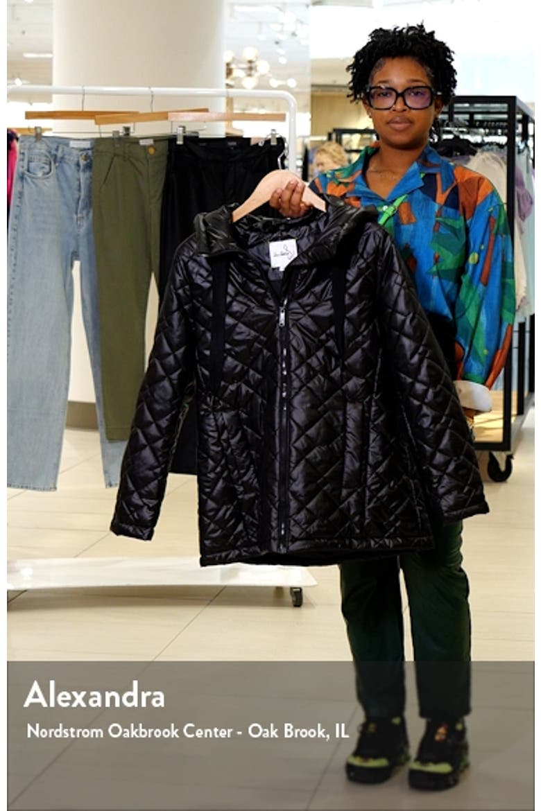 Hooded Water Repellent Quilted Puffer Jacket video