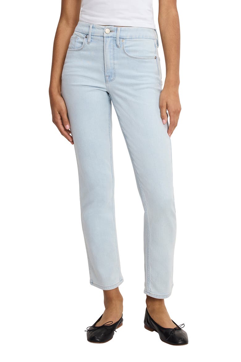 Good Icon Ankle Straight Leg Jeans, Main, color, INDIGO1124